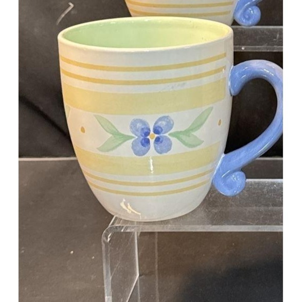 Pfaltzgraff Summer Breeze Coffee Cups‎ Mugs 16 OZ